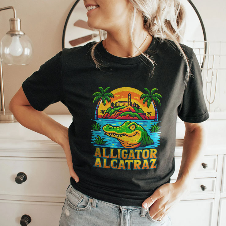 Florida Everglades Alligator Alcatraz Tee