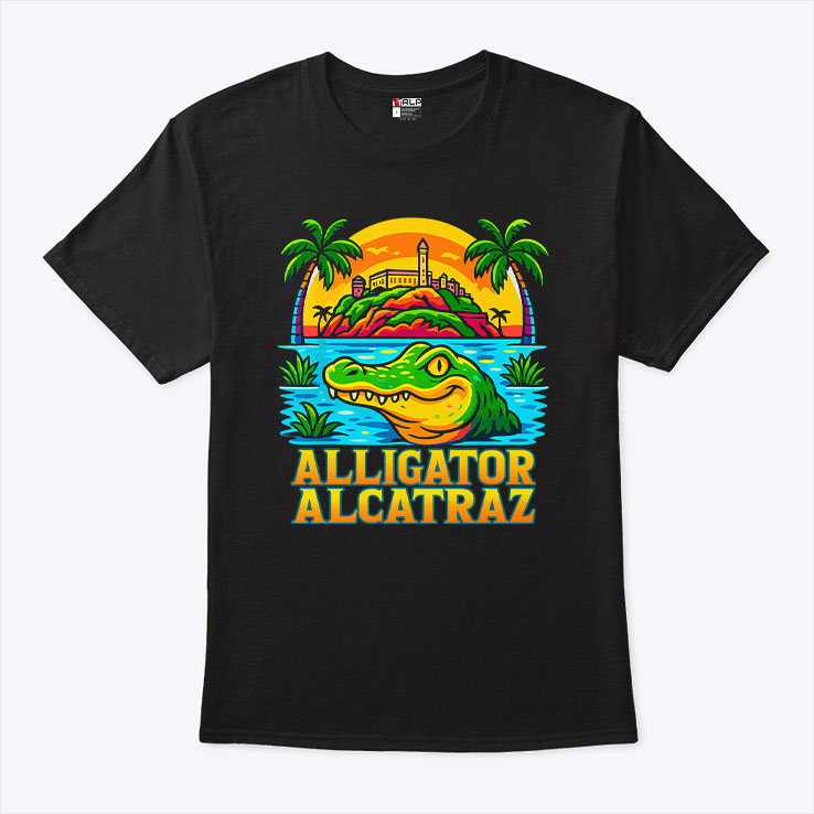 Florida Everglades Alligator Alcatraz Tee