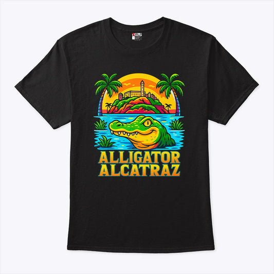 Florida Everglades Alligator Alcatraz Tee