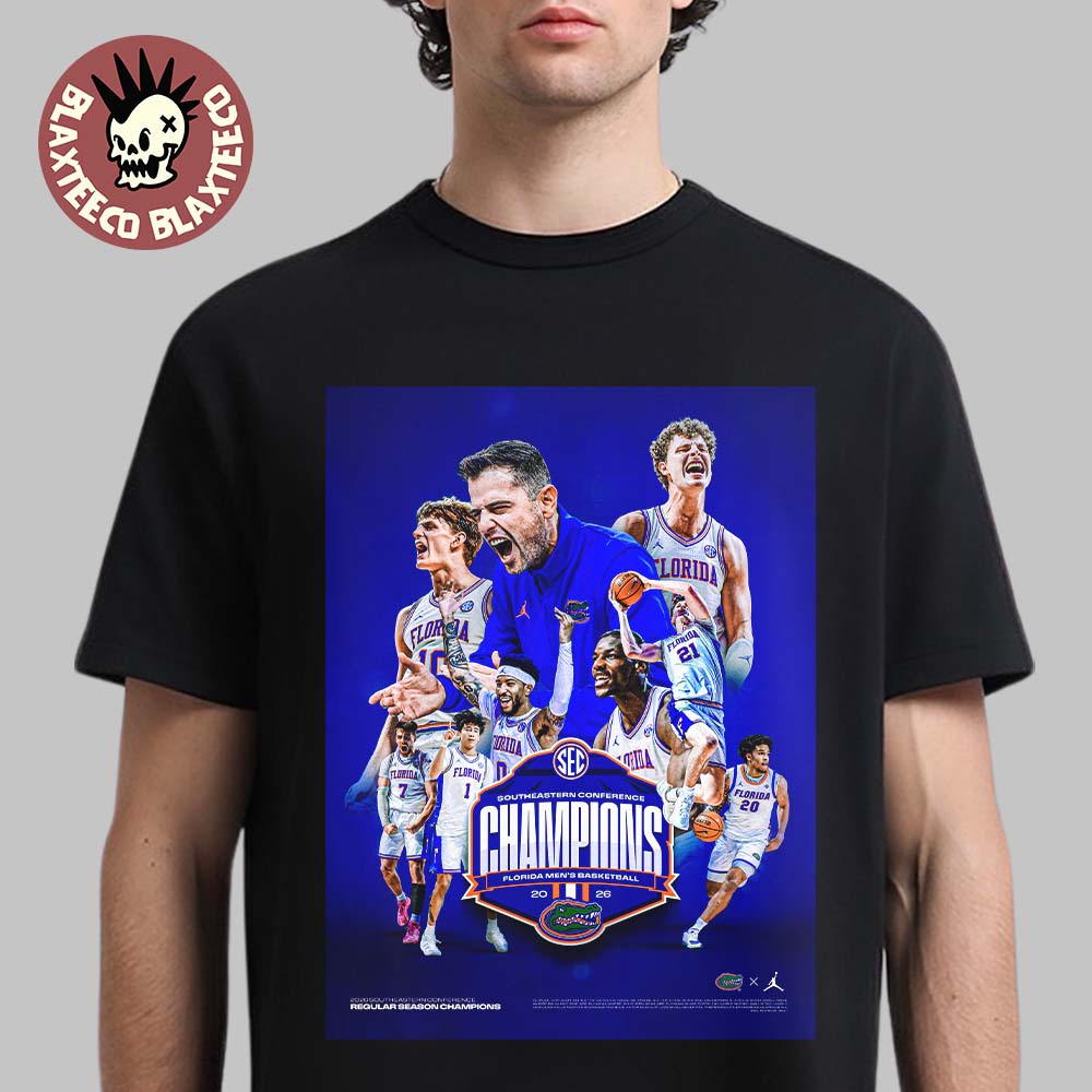 Florida Gators Men’s Basketball 2026 SEC Southeastern Conference Champions T-Shirt