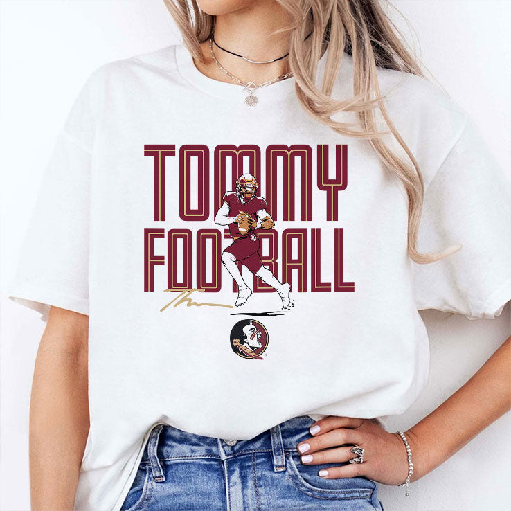 Florida State Seminoles Tommy Castellanos Tommy Football T Shirt