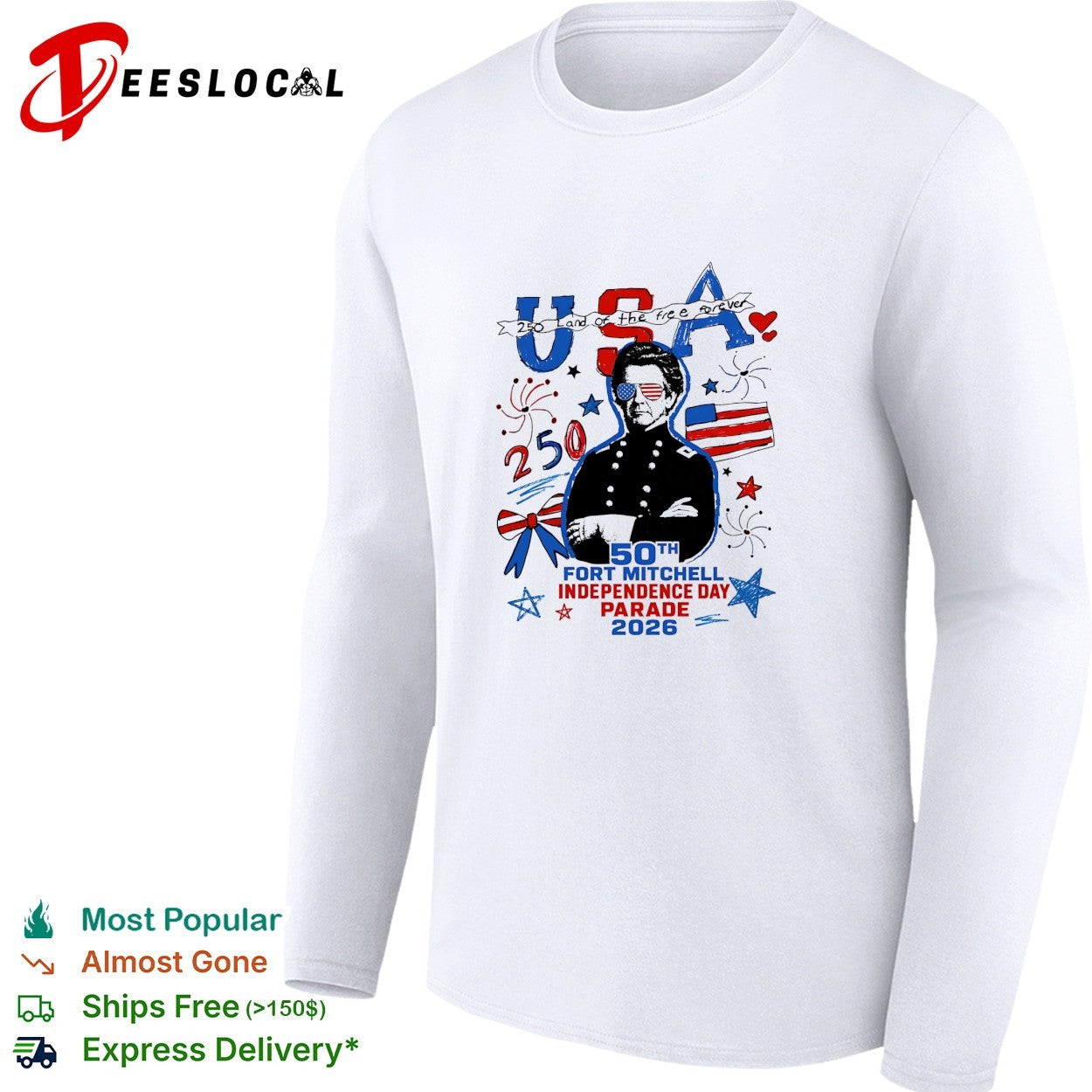 Fort Mitchell independence day parade 2026 shirt