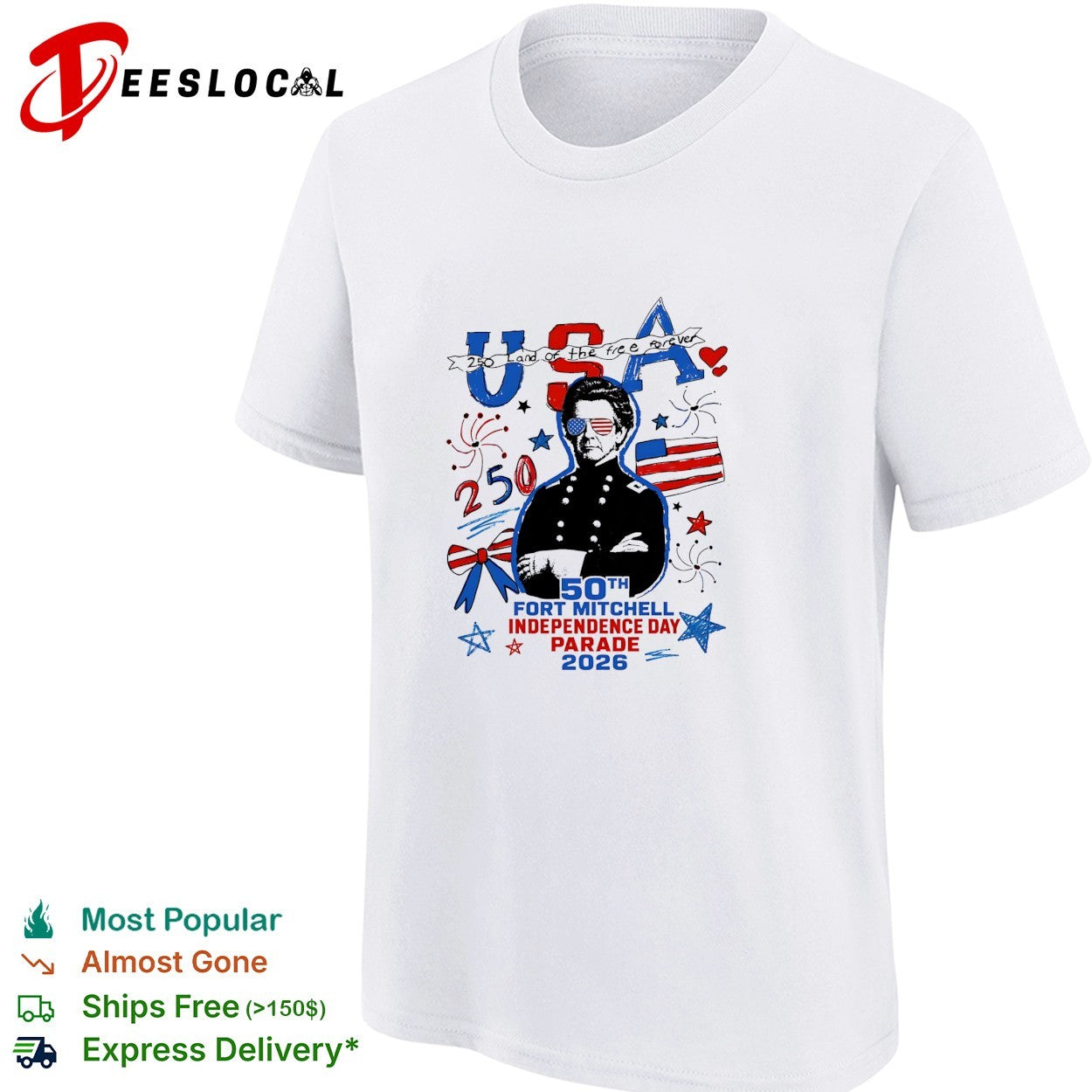 Fort Mitchell independence day parade 2026 shirt