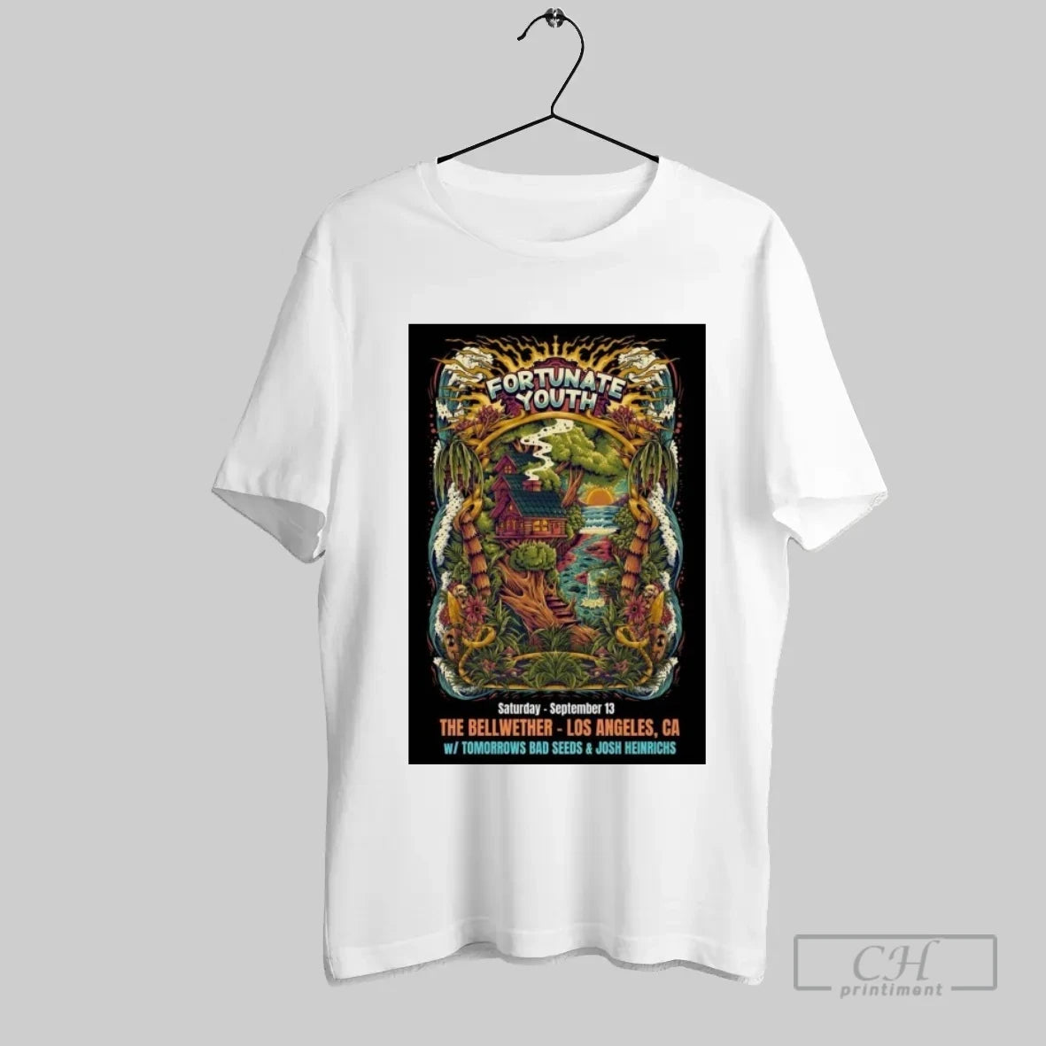 Fortunate Youth 9 13 2025 The Bellwether In Los Angeles Ca - clothing by TeeHivey.com