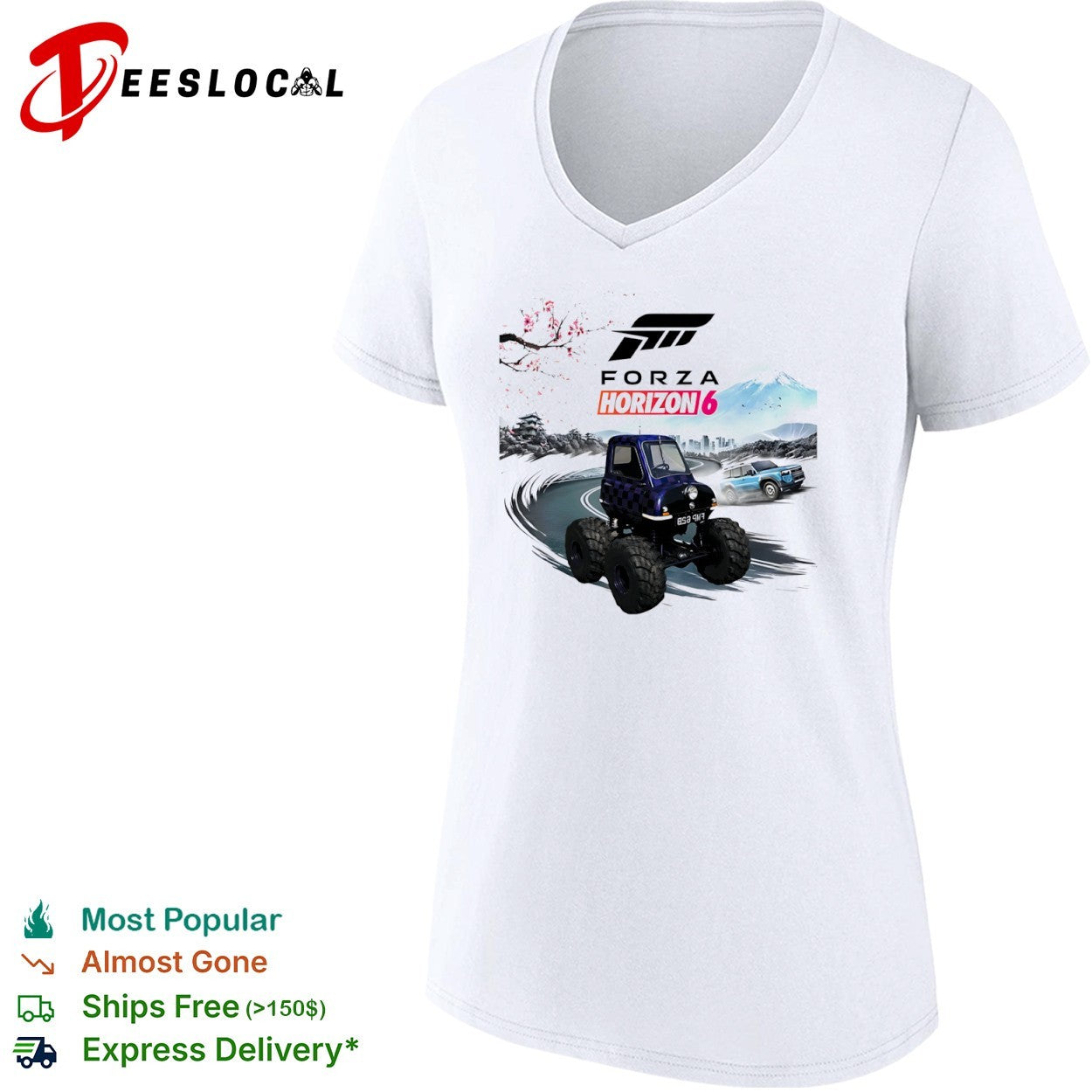 Forza Horizon 6 Peel P50 Monster Truck Japan Mountain Gaming shirt