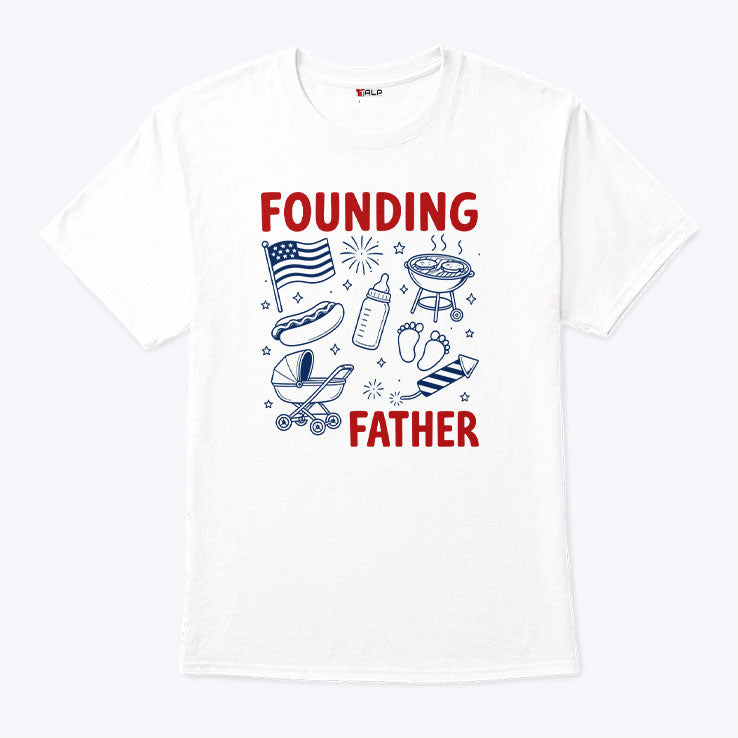 Founding Father 4th Of July Couple T Shirt