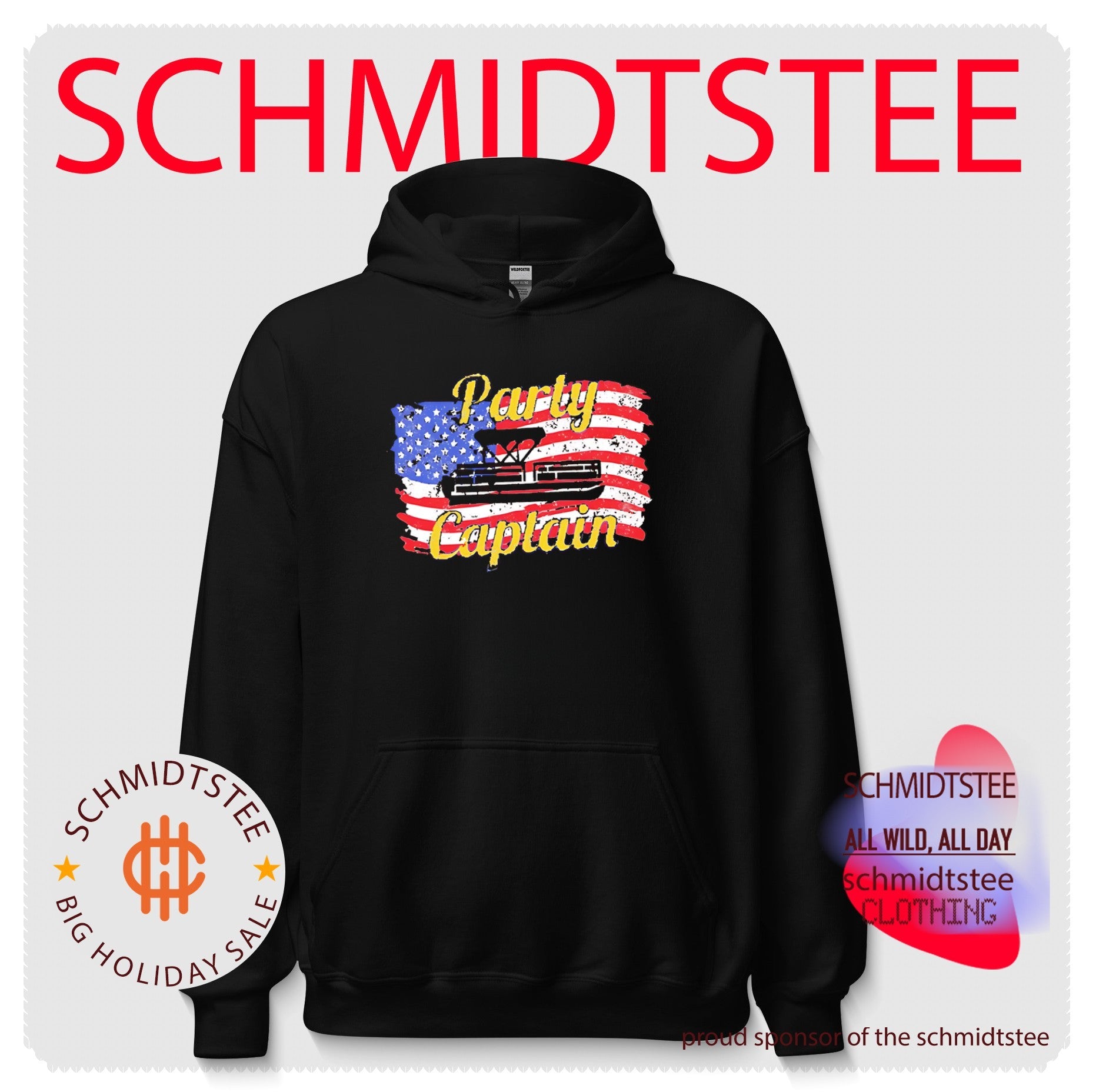 Fourth of July Party Captain Minnesota Pontoon Boat shirt