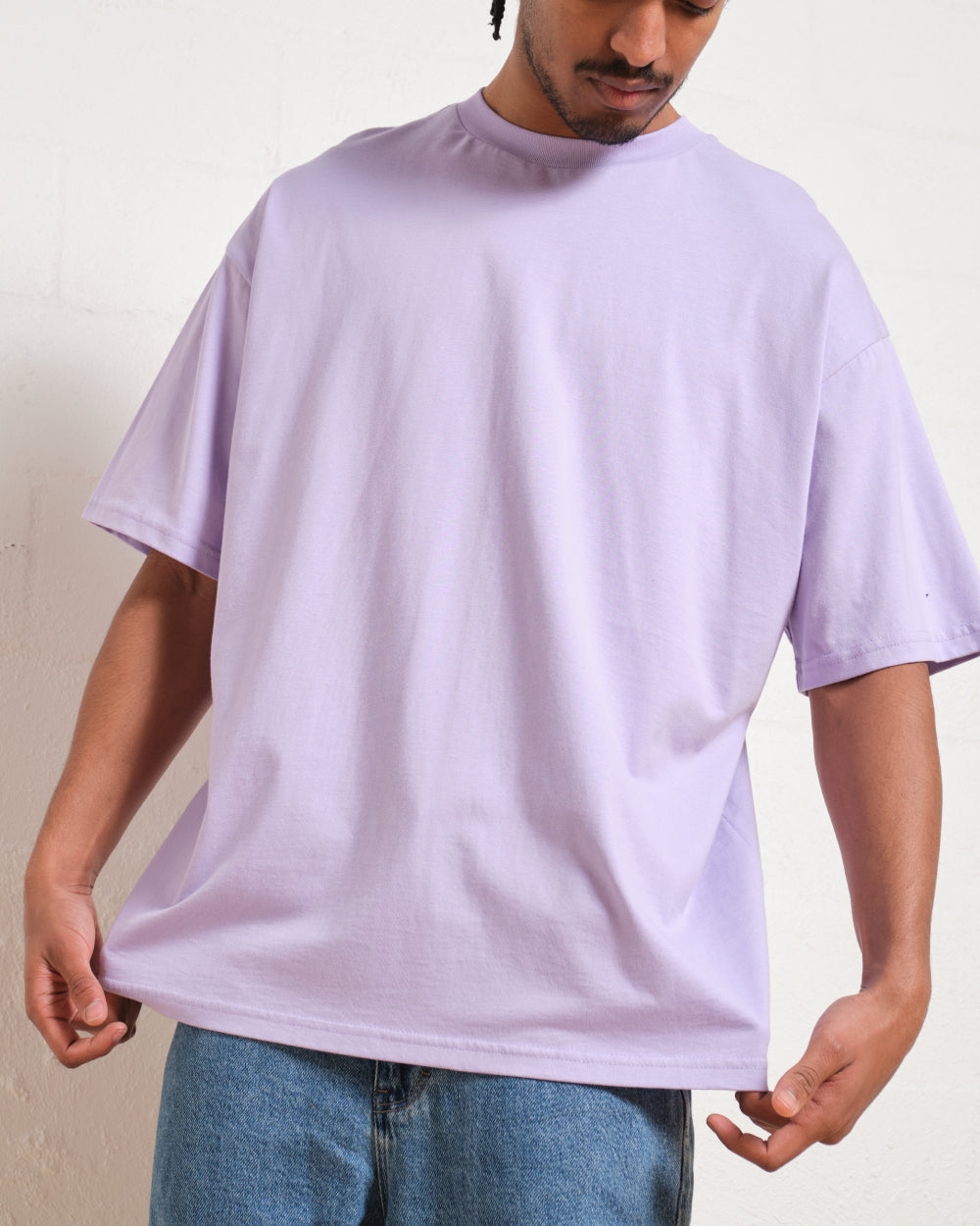 Oversized Tee 4 Pack: Brown, Lilac, Charcoal, Natural