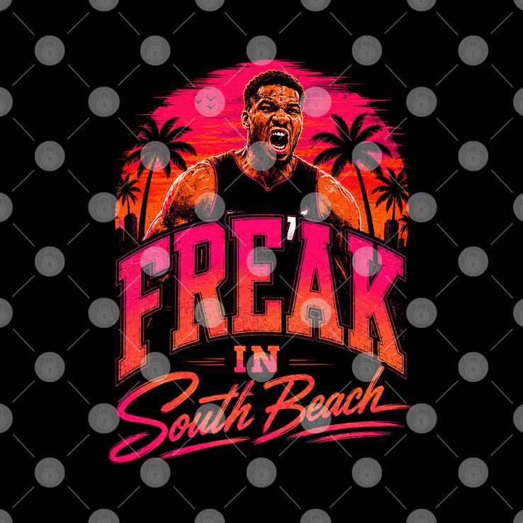 Giannis Freak In South Beach T Shirt