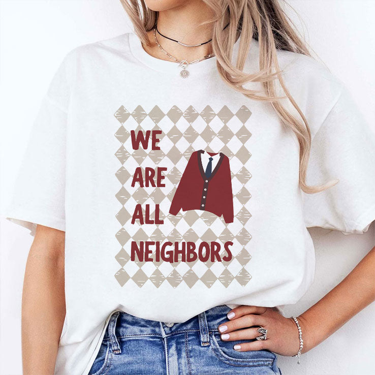 Fred Rogers We Are All Neighbors T Shirt