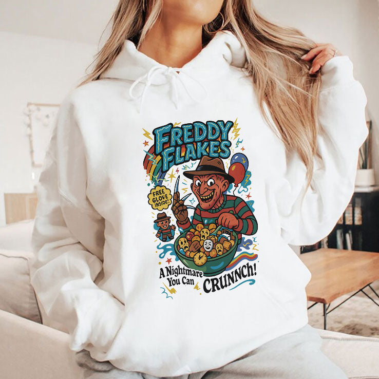Freddy Flakes Free Glove Inside A Nightmare You Can Crunnch Shirt