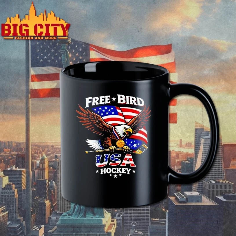 Free Bird USA Hockey Gold Medal T-shirt
