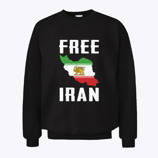 Free Iran Lion Symbol Sweatshirt