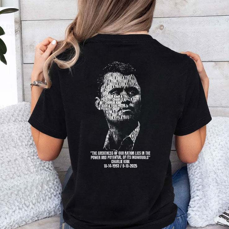 Freedom Charlie Kirk Tribute T Shirt