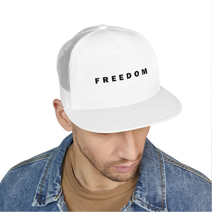 Freedom Charlie Kirk Trucker Cap