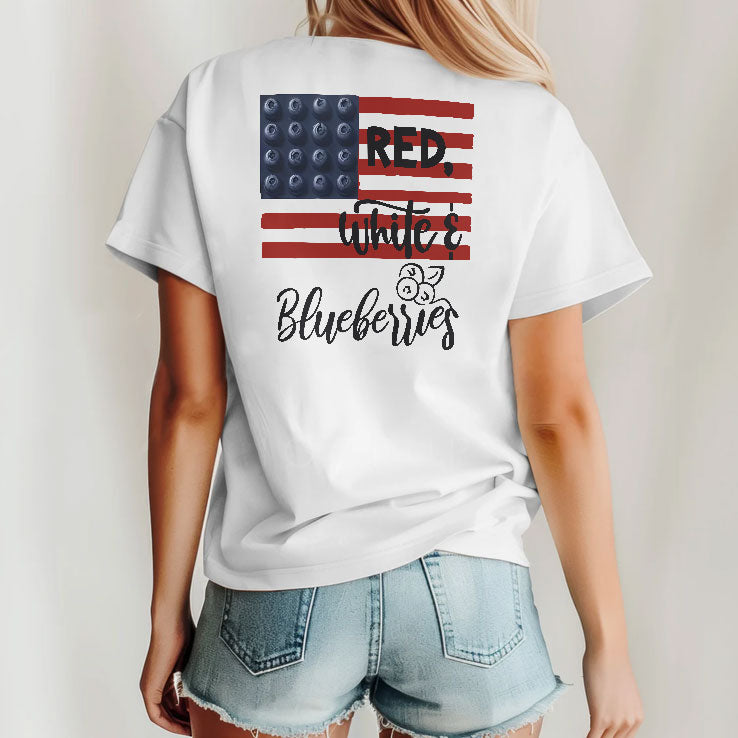 Freedom Live Like Charlie Red White And Blueberries Shirt