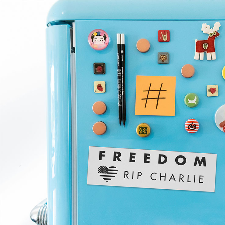 Freedom RIP Charlie Kirk Car Magnet