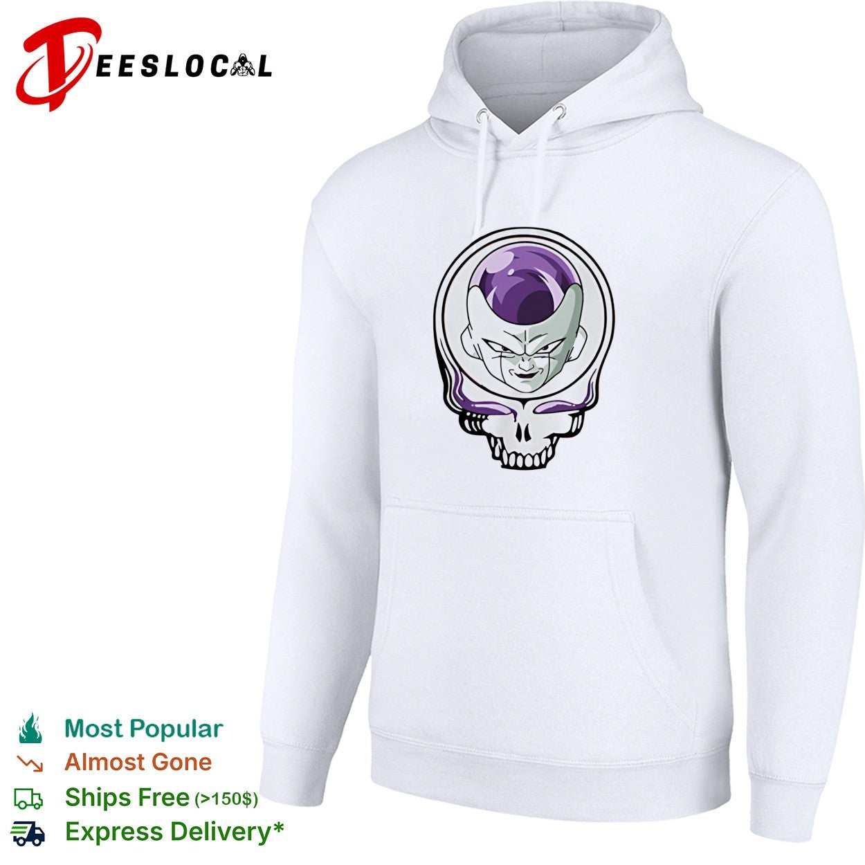 Frieza x Grateful Dead Skull shirt