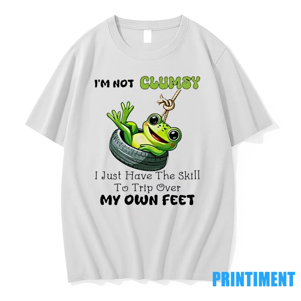 Frog Im Not Clumsy I Just Have The Skill To Trip Over My Own Feet - clothing by TeeHivey.com