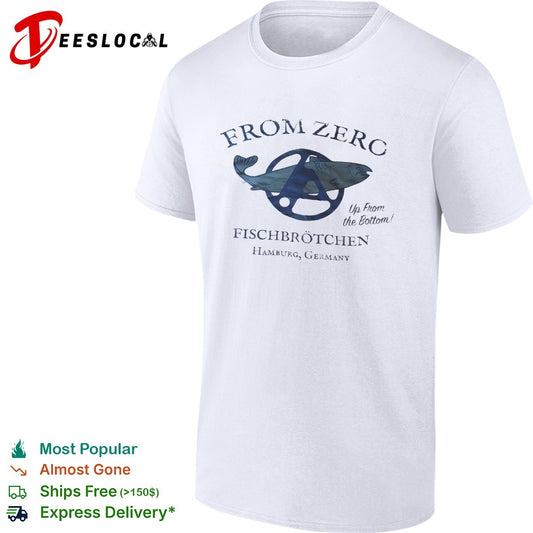 From Zero Up From the Bottom Fischbrotchen Hamburg Germany Anarchy Fish shirt
