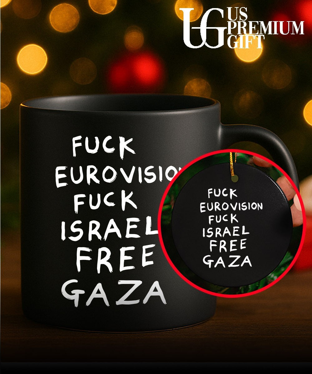 Fuck Eurovision Fuck Israel Free Gaza shirt
