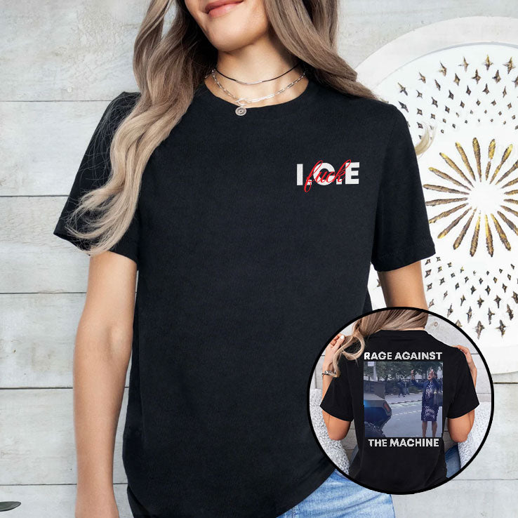 Fuck ICE Polka Dot Dress Baddie NYC Shirt