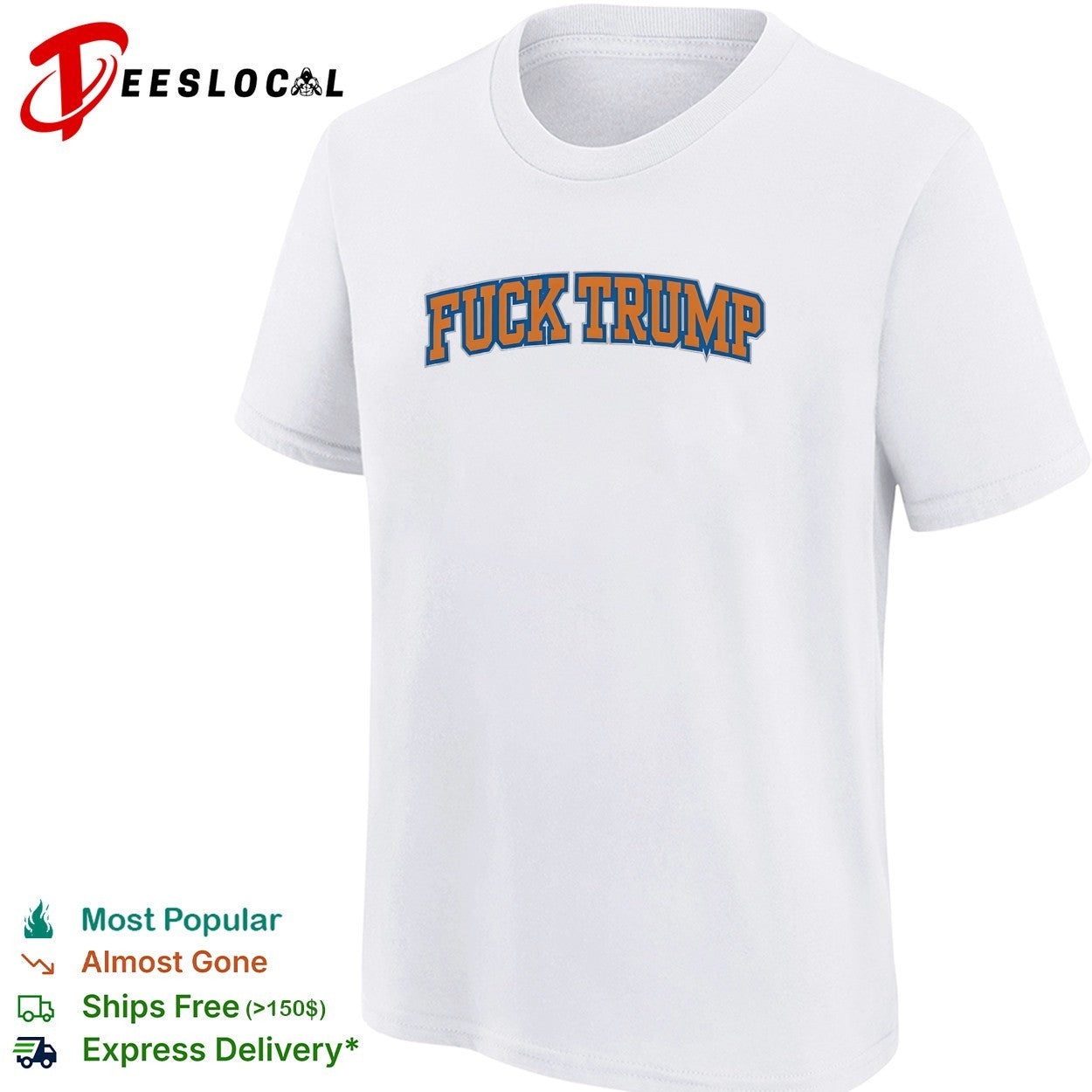 Fuck Trump New York Knicks basketball team sports parody fan shirt