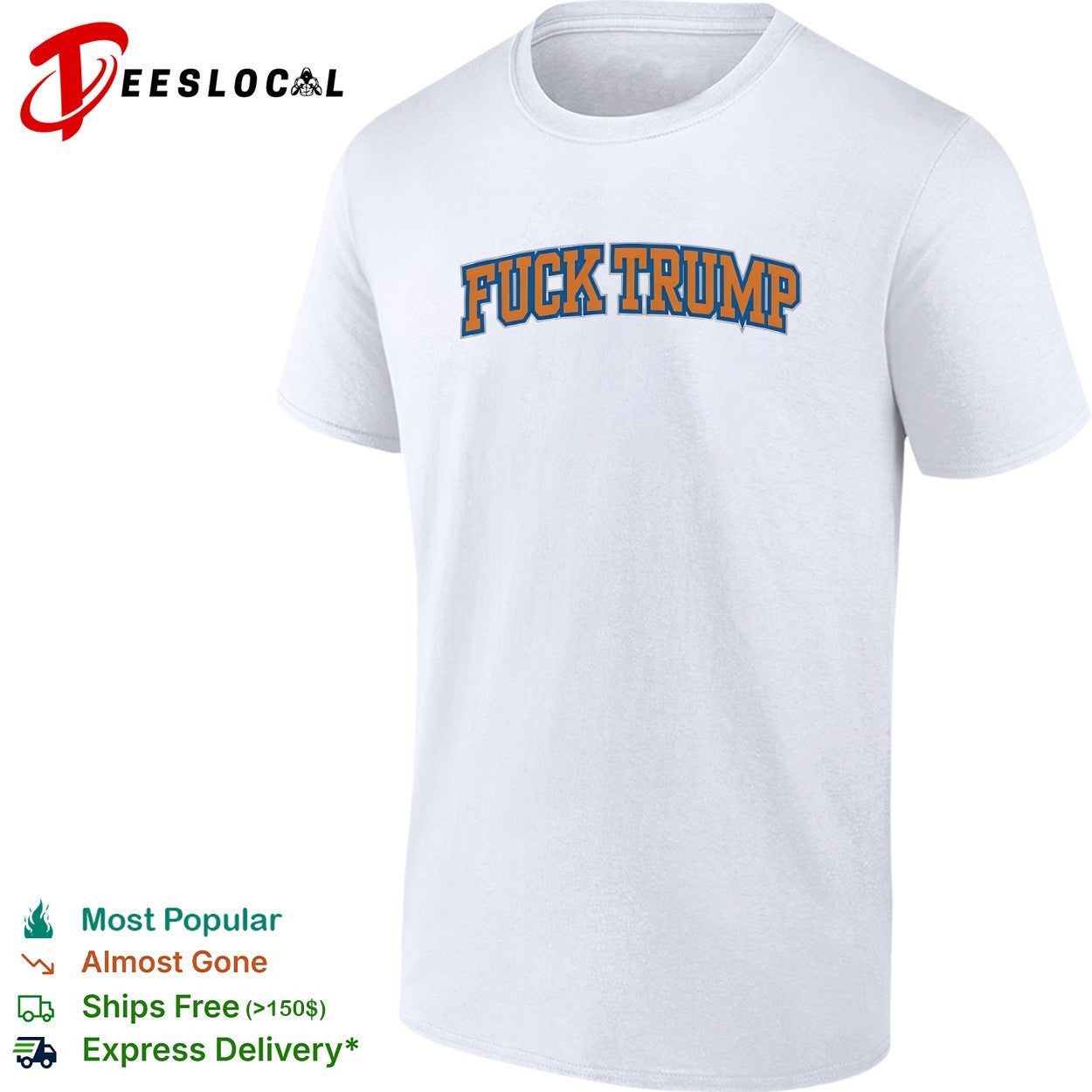 Fuck Trump New York Knicks basketball team sports parody fan shirt