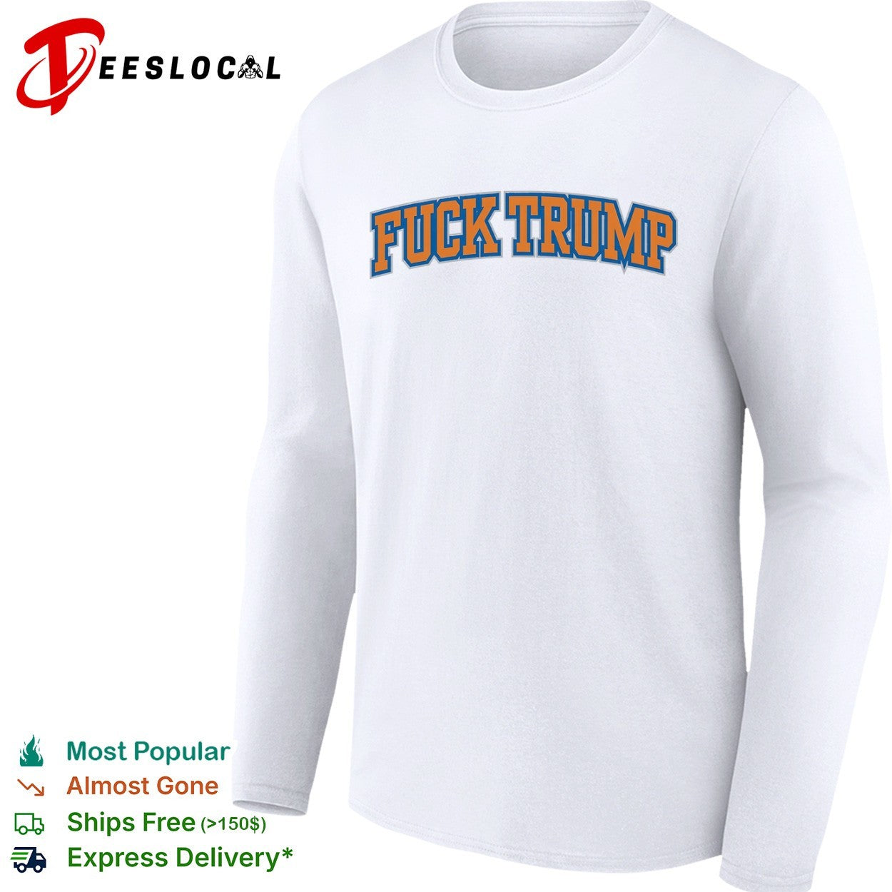Fuck Trump style New York Knicks logo shirt