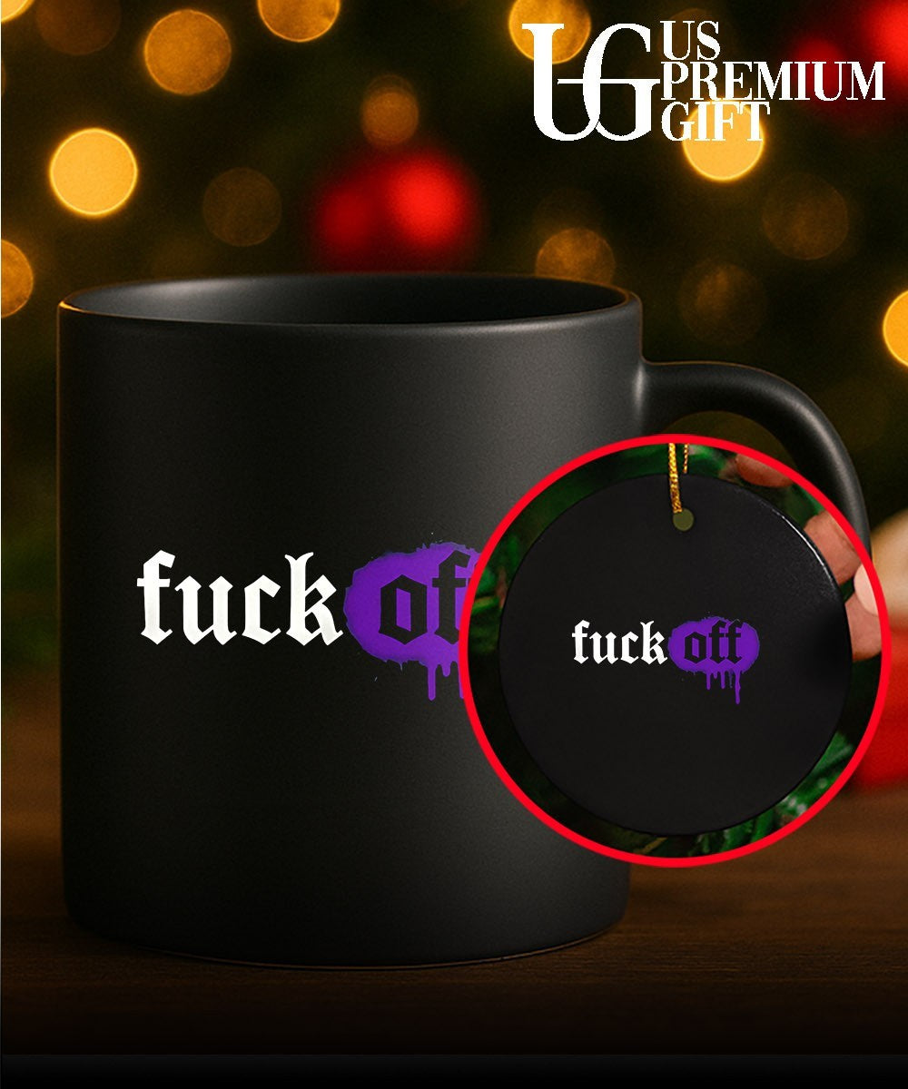 Fuck off dripping paint aesthetic shirt