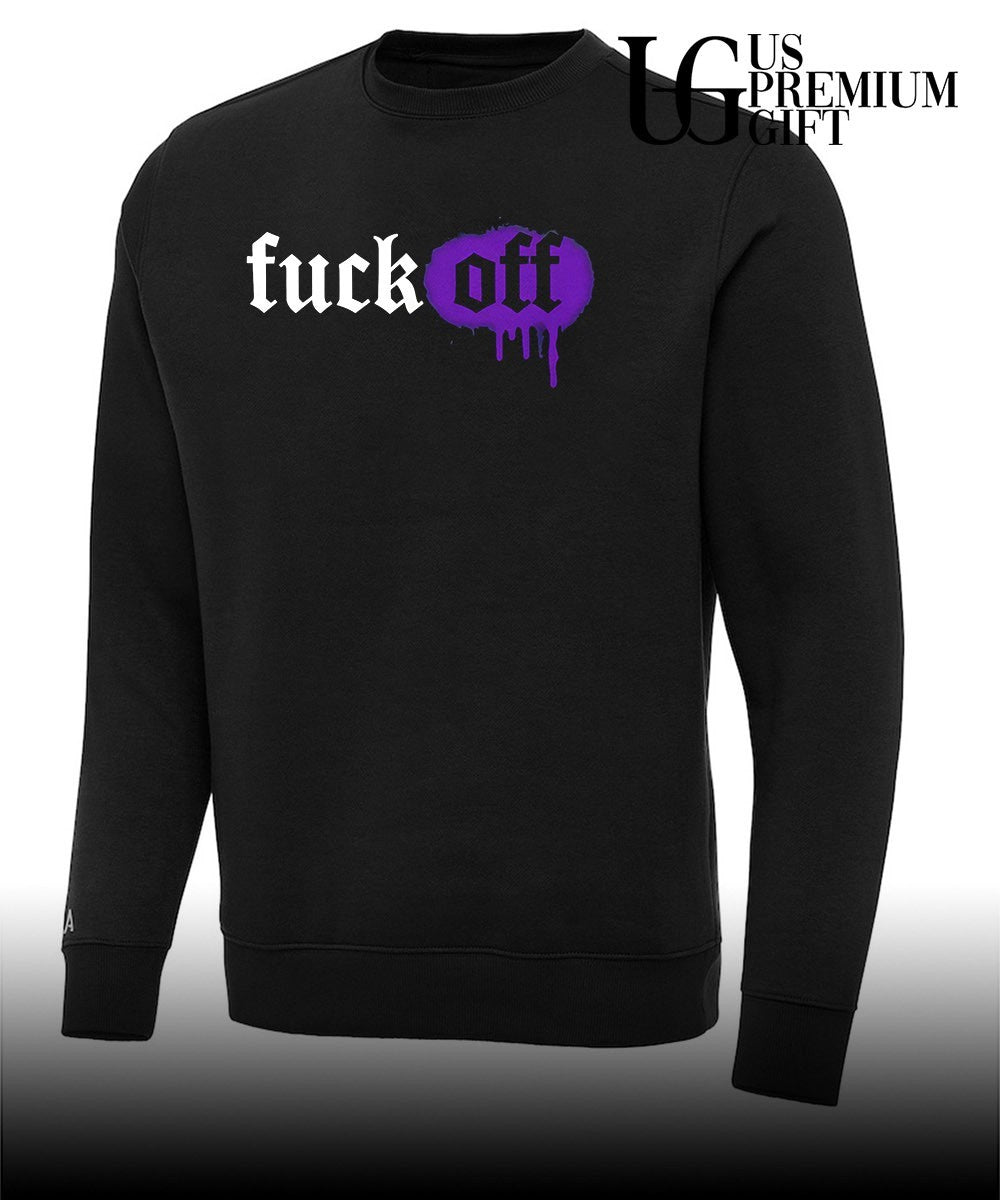 Fuck off dripping paint aesthetic shirt