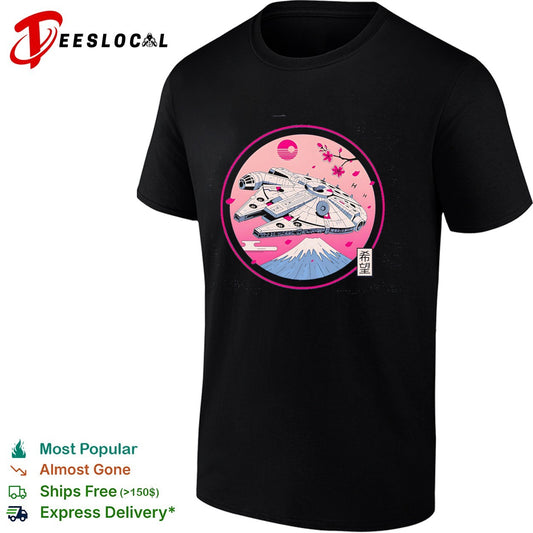 Fuji Hope a Japanese style design featuring the Millennium Falcon shirt