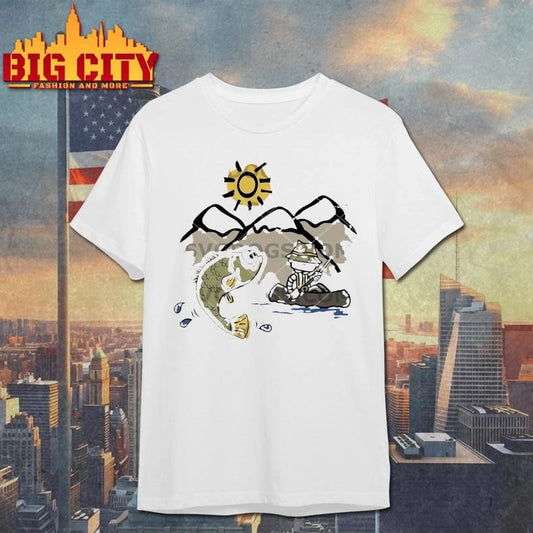 Funny Bass Fishing Cartoon Shirt