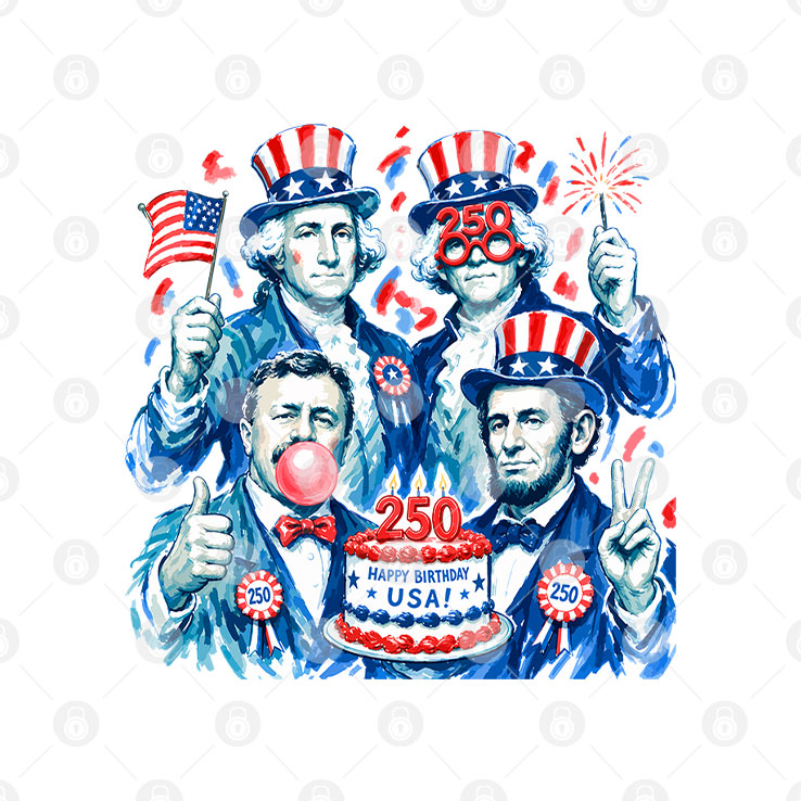 Funny Founding Fathers America 250th Anniversary Shirt