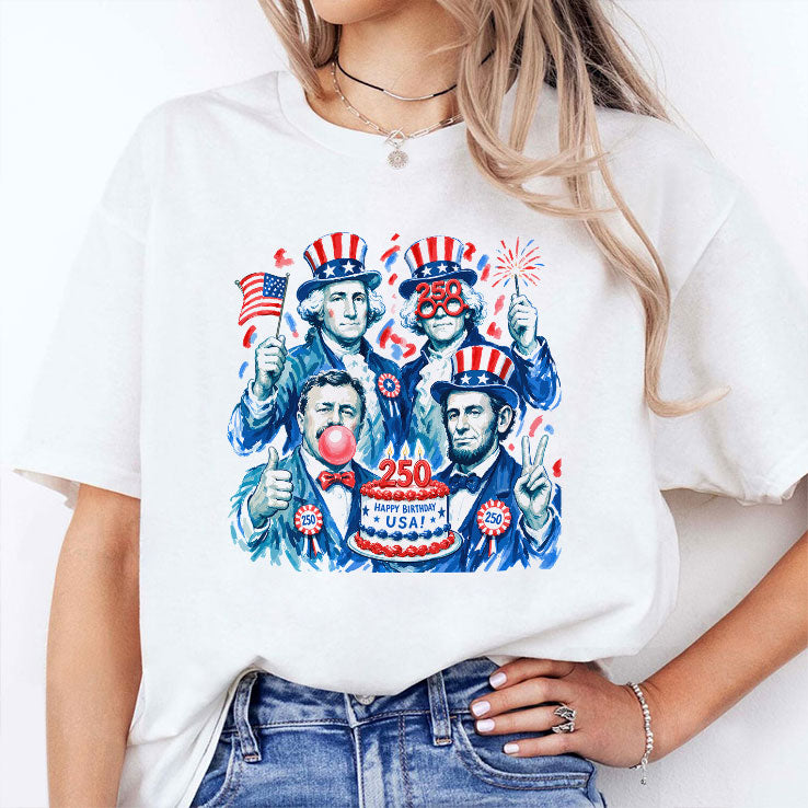 Funny Founding Fathers America 250th Anniversary Shirt