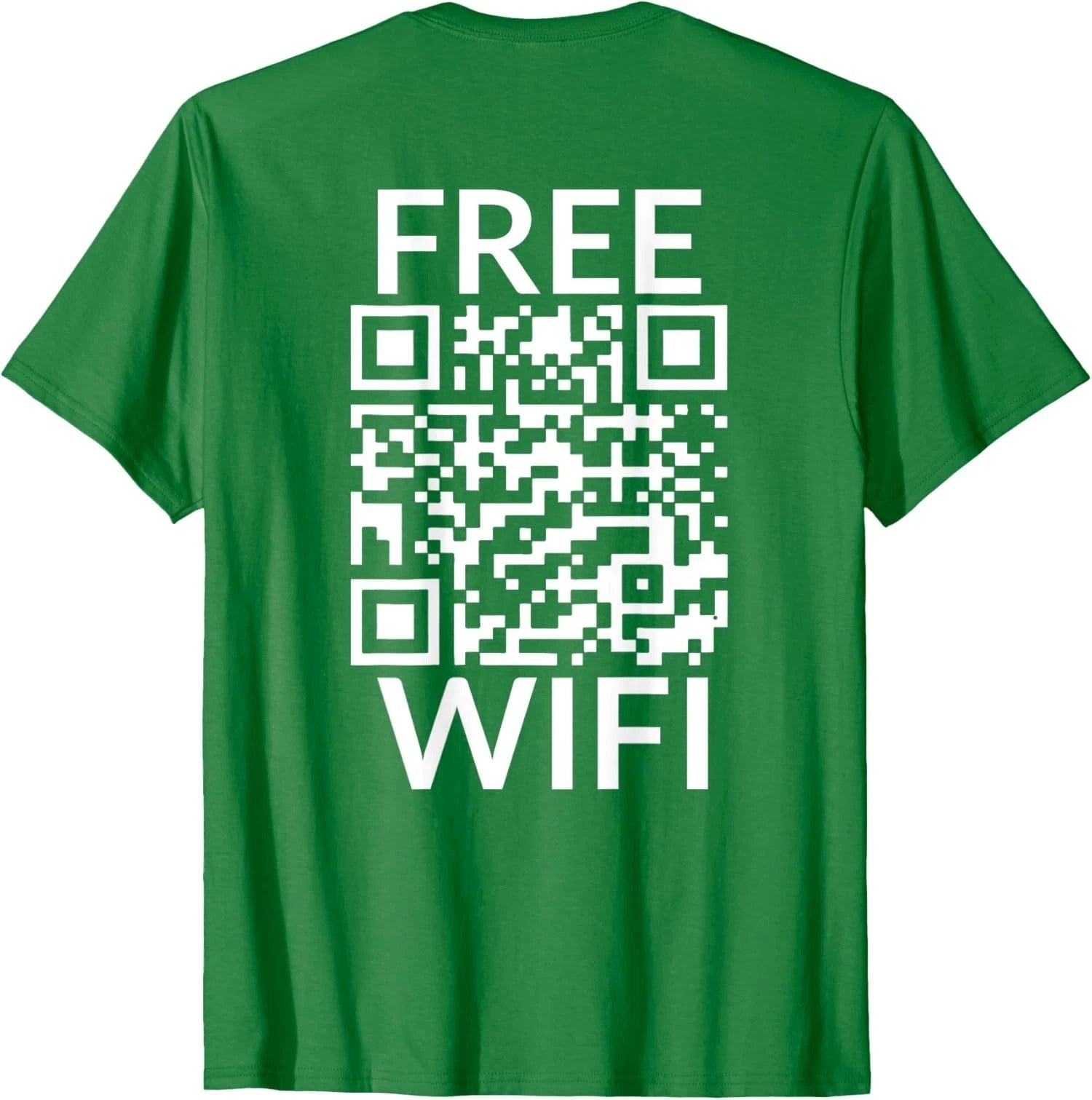 Funny Scan Free Wifi Trump Dancing Prank Qr Unisex T-Shirt