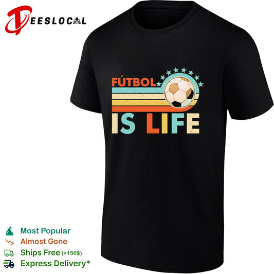 Futbol is life football vintage shirt