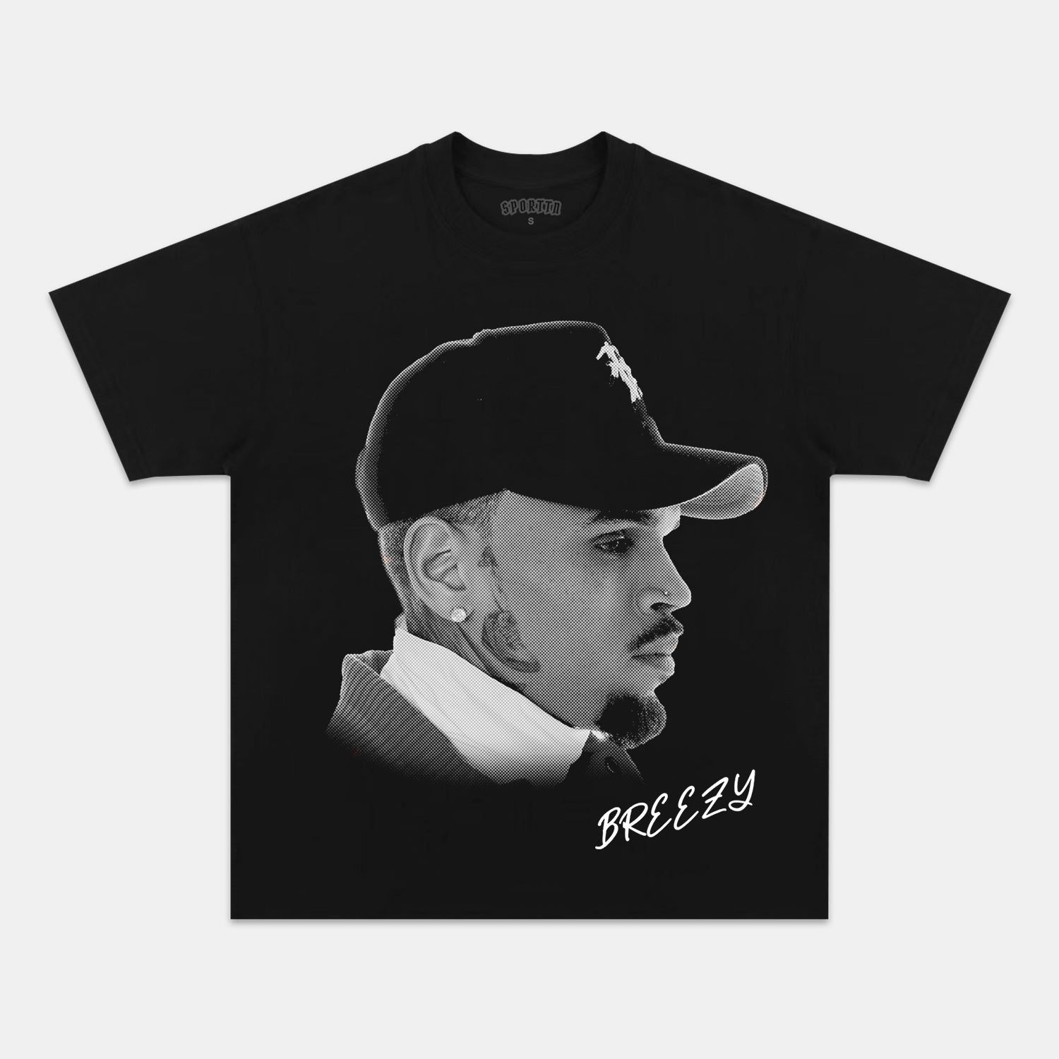 CHRIS BROWN BIG FACE TEE Style001 - clothing by TeeHivey.com (Image 3)