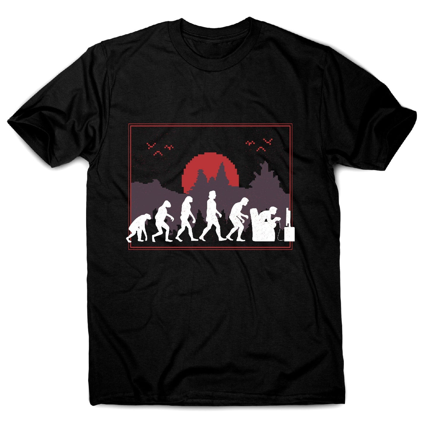 Gaming evolution - men's funny premium t-shirt
