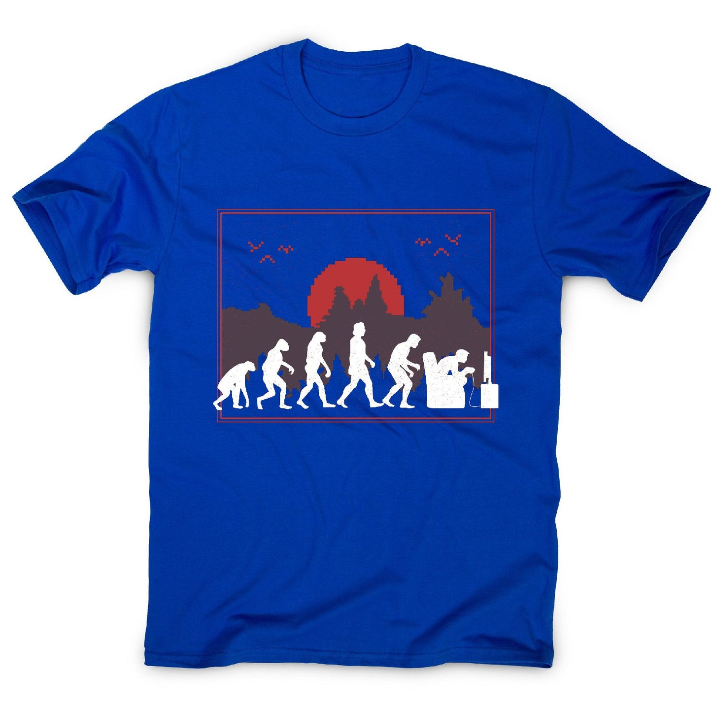 Gaming evolution - men's funny premium t-shirt
