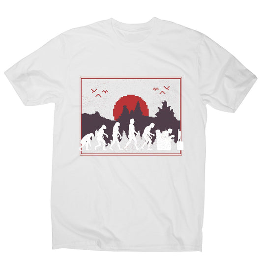 Gaming evolution - men's funny premium t-shirt