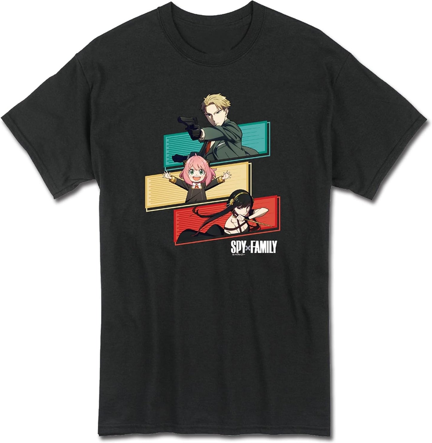 Spy X Family - Group #03 Adult Men's T-Shirt - clothing by TeeHivey.com (Image 1)