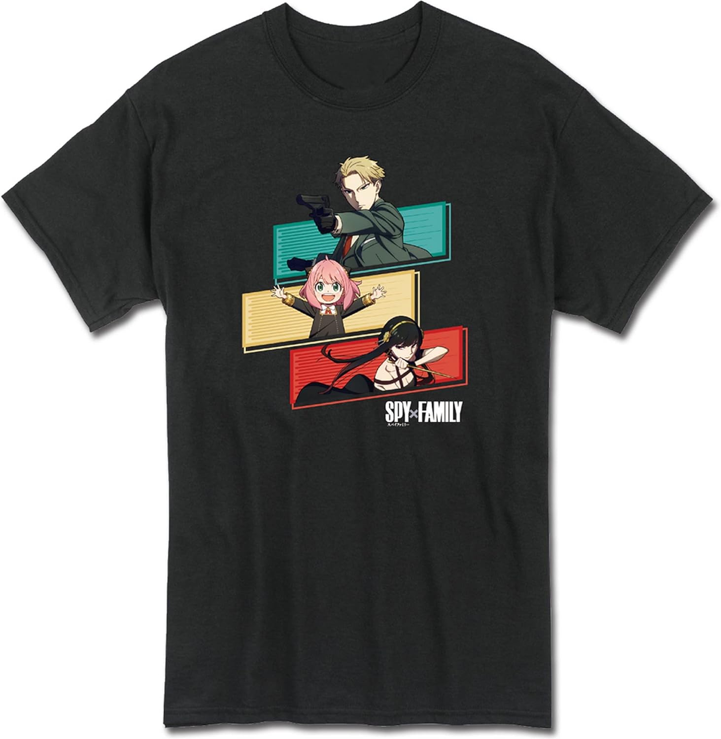 Spy X Family - Group #03 Adult Men's T-Shirt - clothing by TeeHivey.com (Image 1)