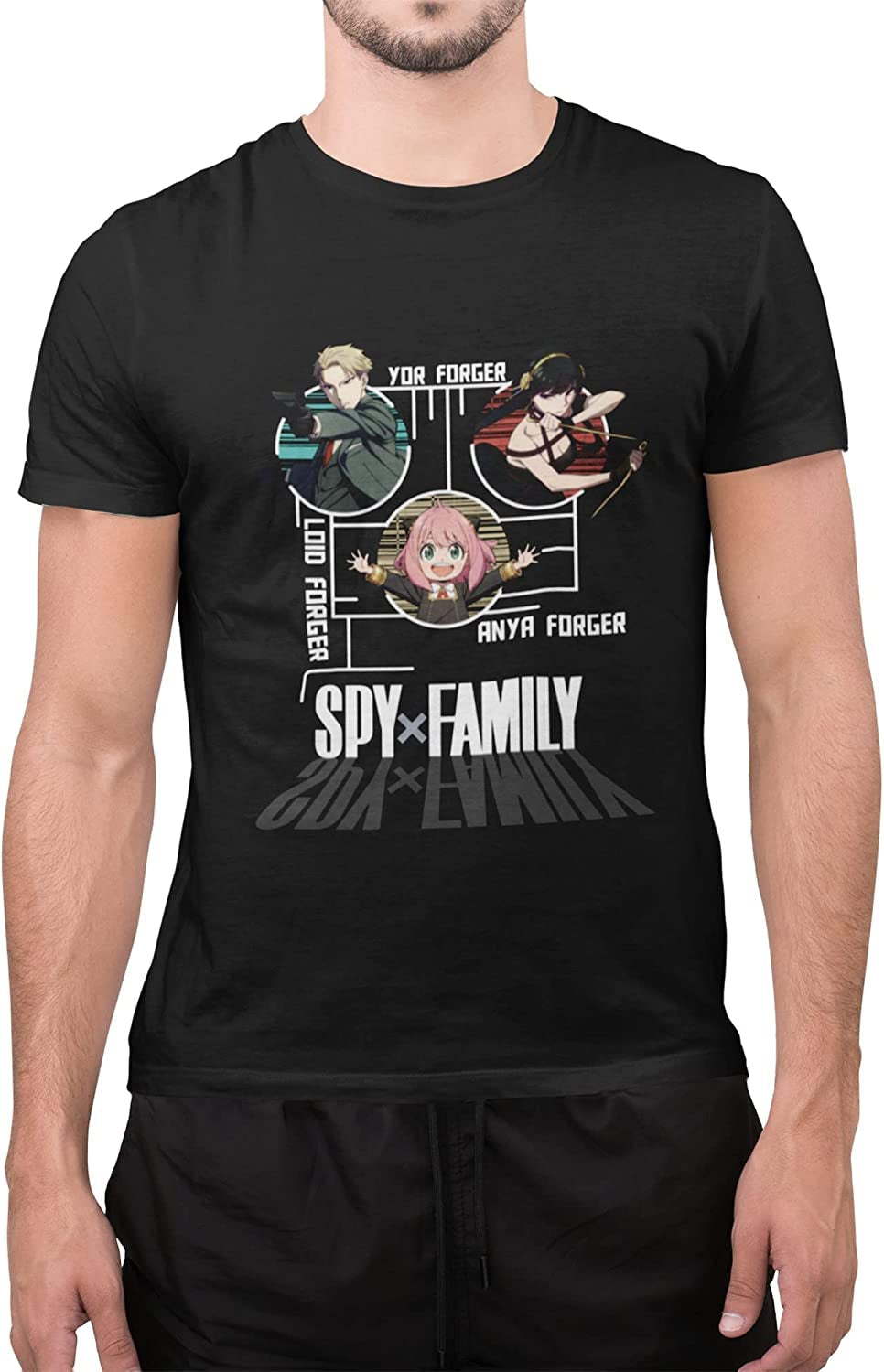 Spy X Family - Teaser Art 02 Adult Men T-Shirt - clothing by TeeHivey.com (Image 2)