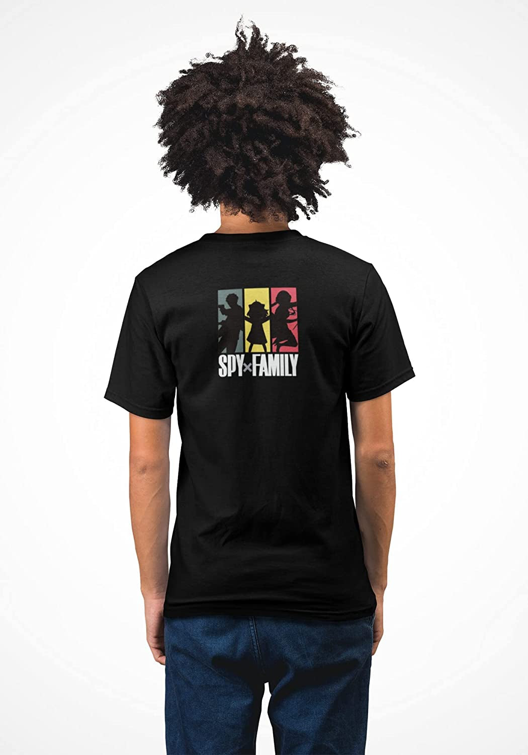 Spy X Family - Forger Family Eyes Frame Adult Men T-Shirt - clothing by TeeHivey.com (Image 2)
