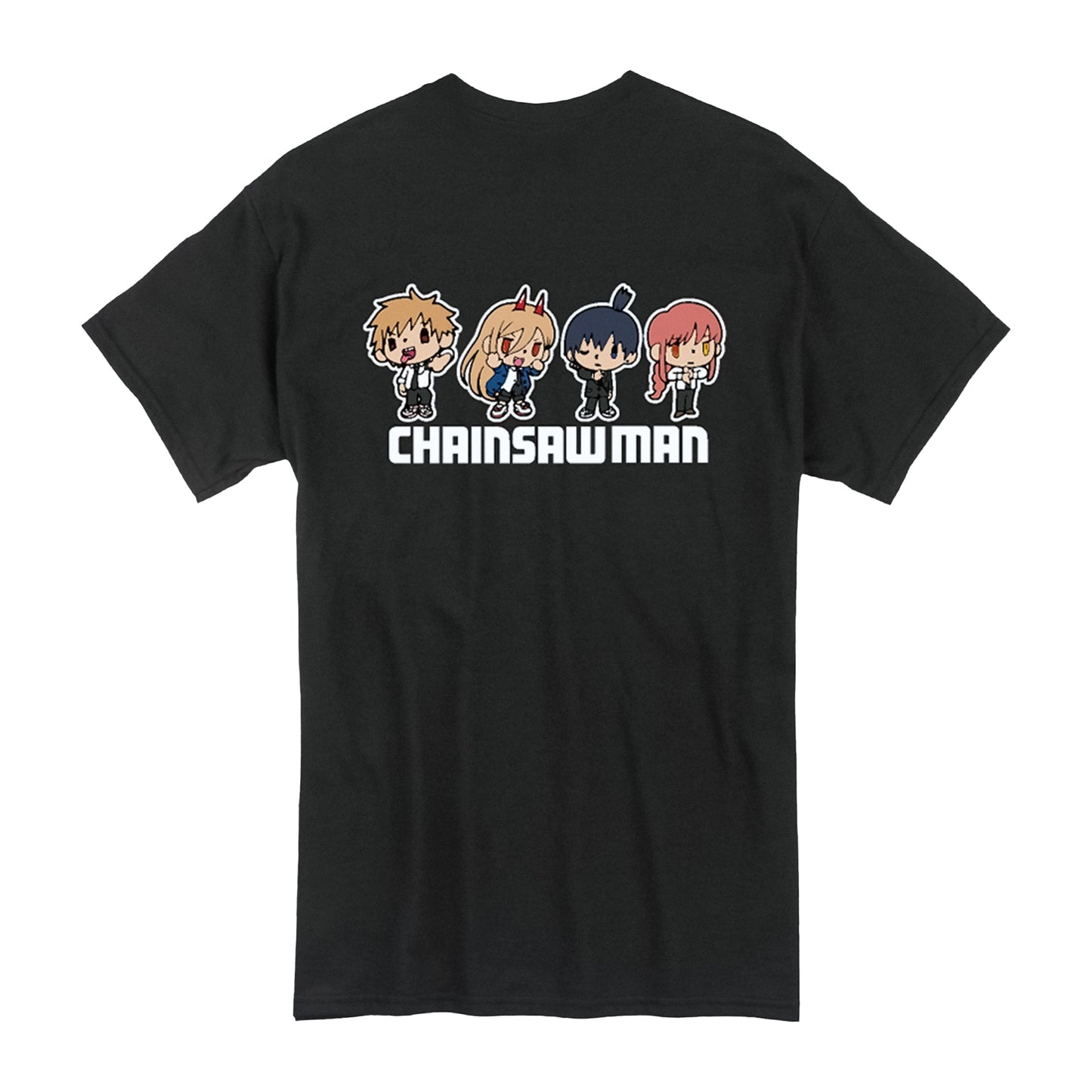 Great Eastern Entertainment Chainsaw Man - Pochita Denji Makima Aki Power SD Adult Men T-Shirt