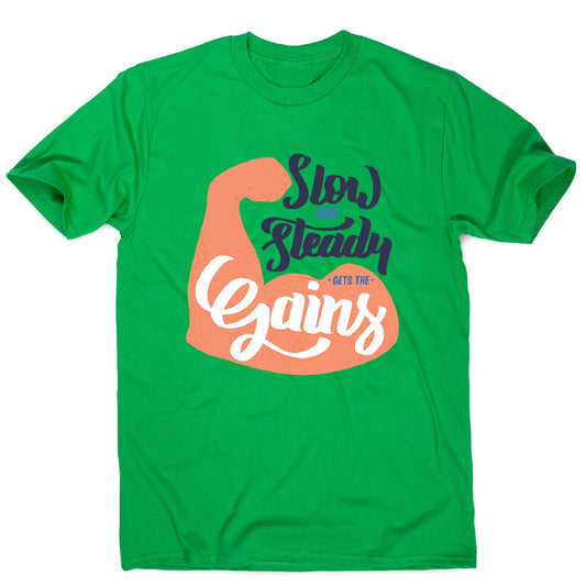 Get the gains gym - men's funny premium t-shirt