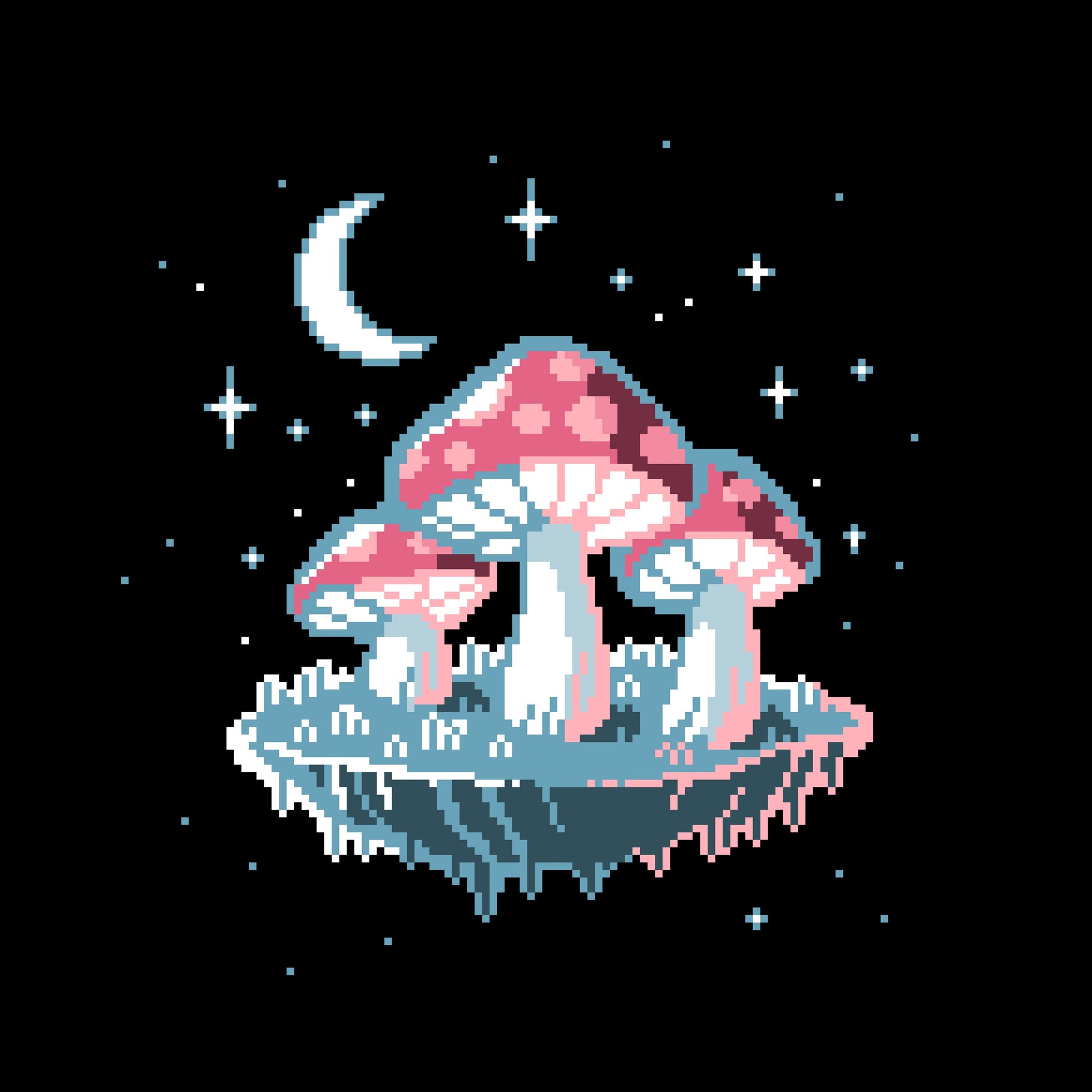 Pixel Mushrooms