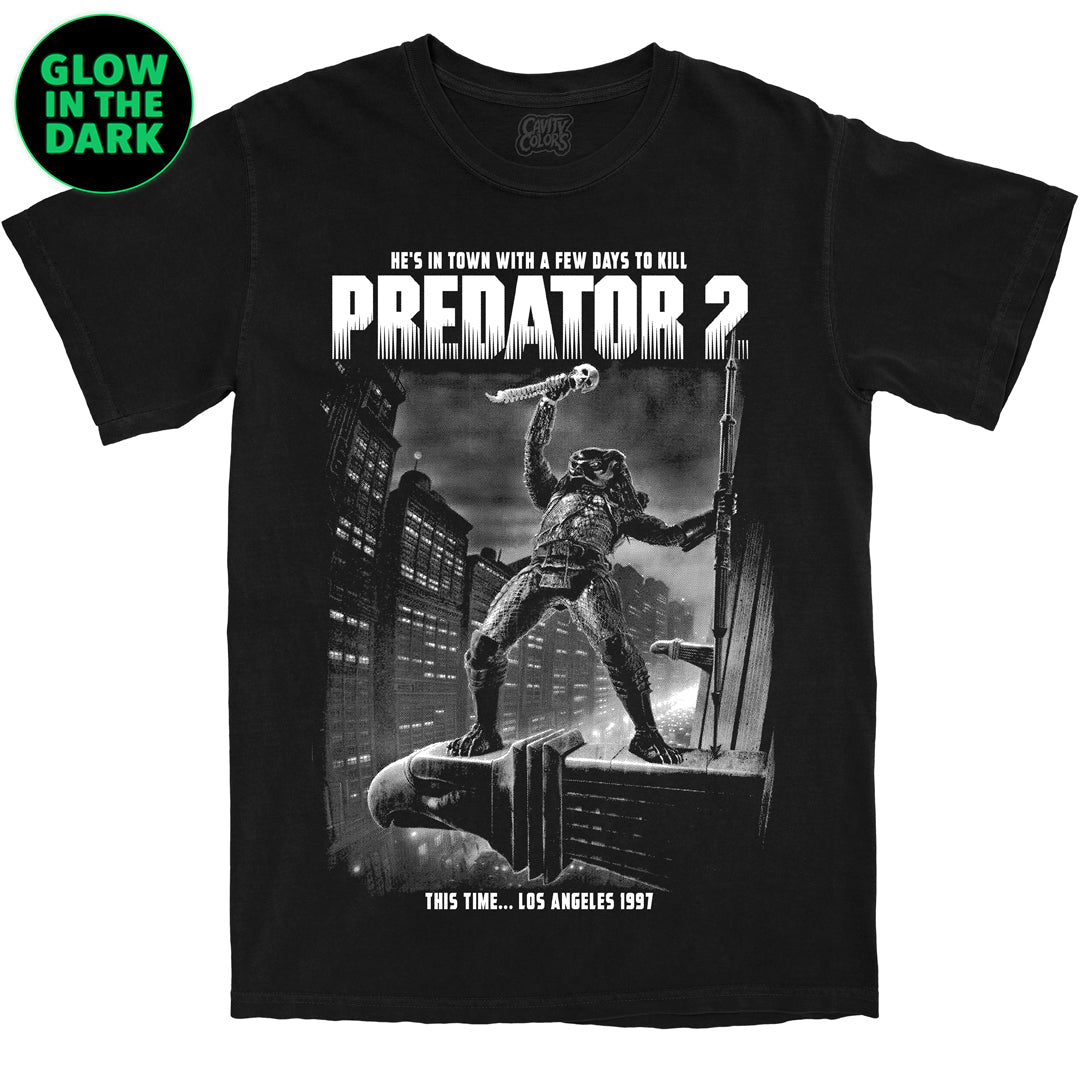 PREDATOR 2 - T-SHIRT - GLOW IN THE DARK (COMFORT COLORS)