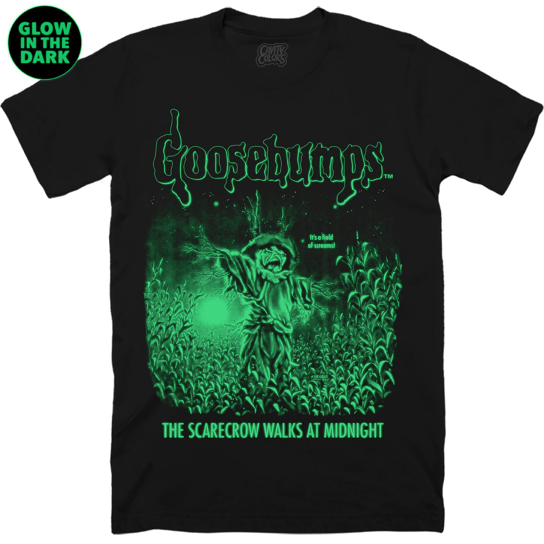 GOOSEBUMPS: FIELD OF SCREAMS - T-SHIRT (GLOW IN THE DARK)